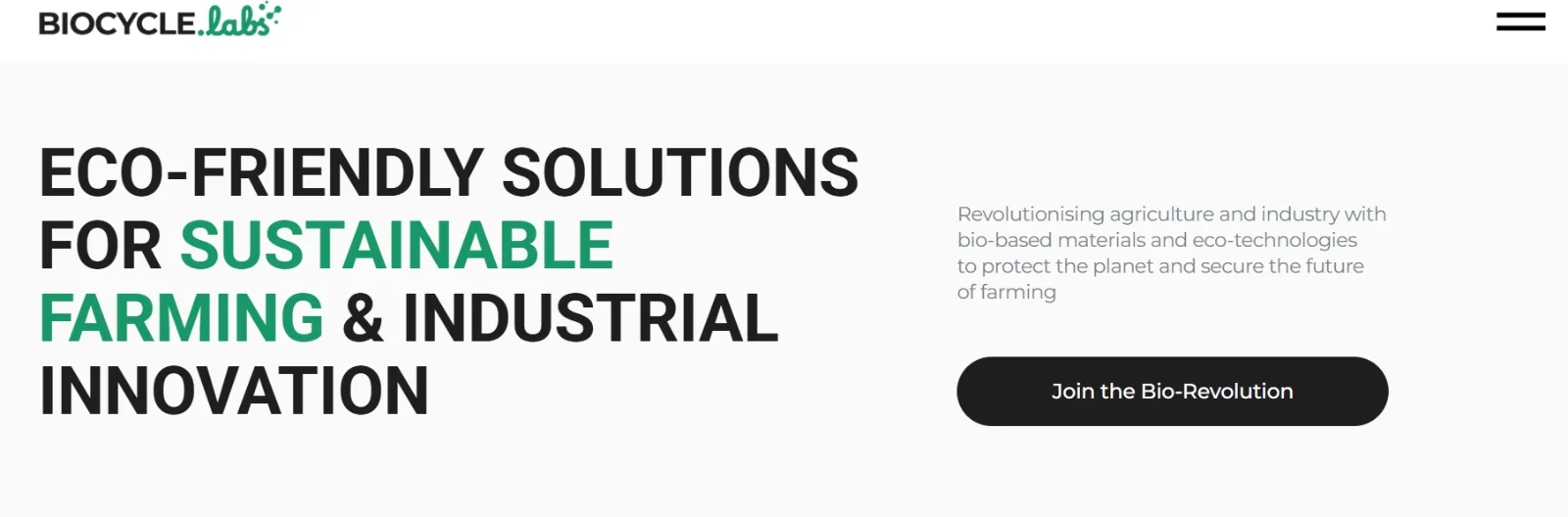 Hero: eco-friendly solutions for sustainable farming and industrial innovation