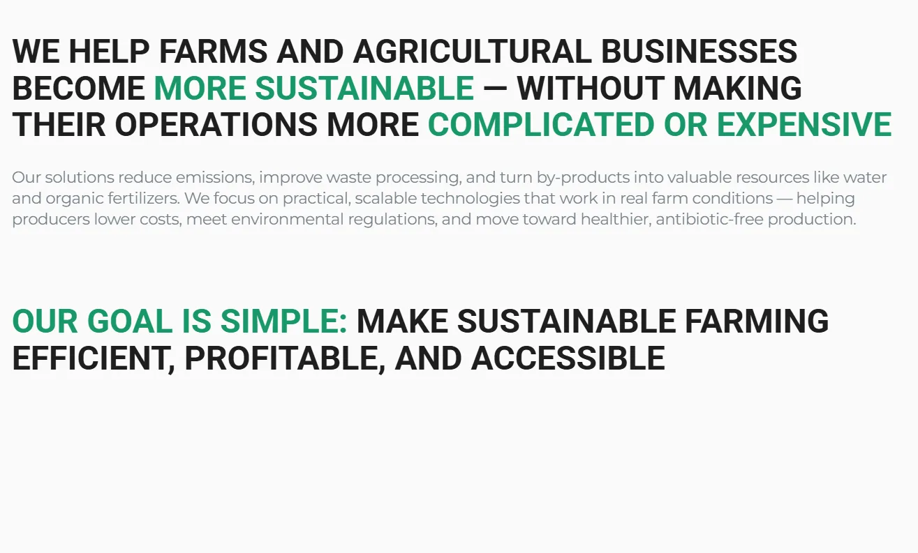 What they do for farms, and the goal behind it